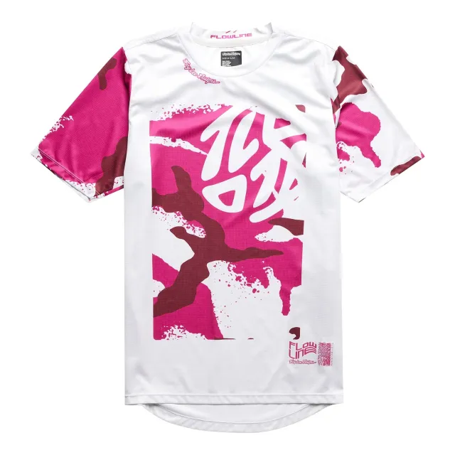 Troy Lee Designs Flowline SS Jersey maglia bici bambino Mist leggera
