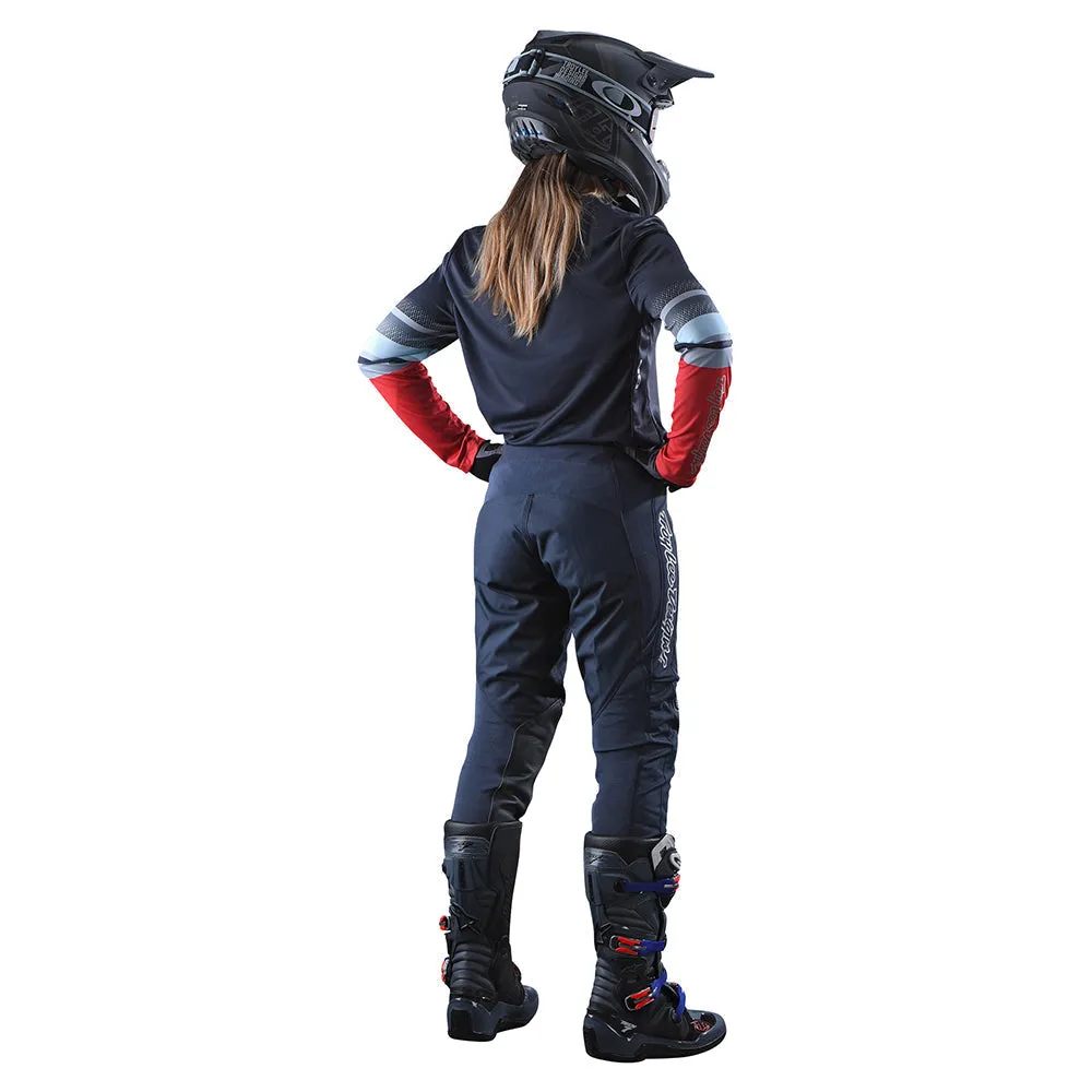 Troy Lee Designs GP Warped Maglia Moto Donna Charcoal