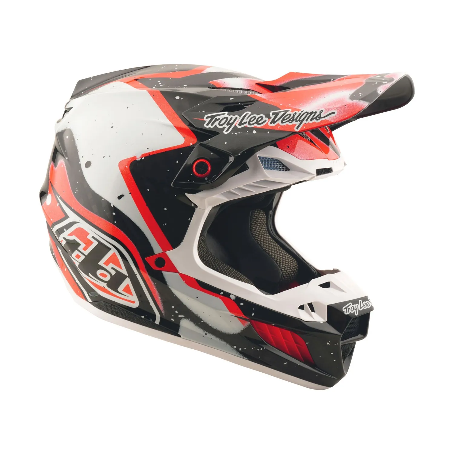Troy Lee Designs SE5 Carbon casco Black Red MIPS