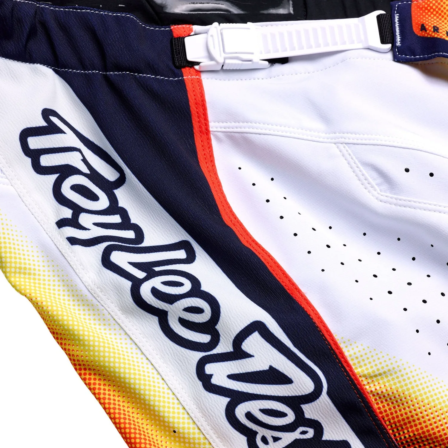 Troy Lee Designs SE Pro pantaloni moto array bianco blu