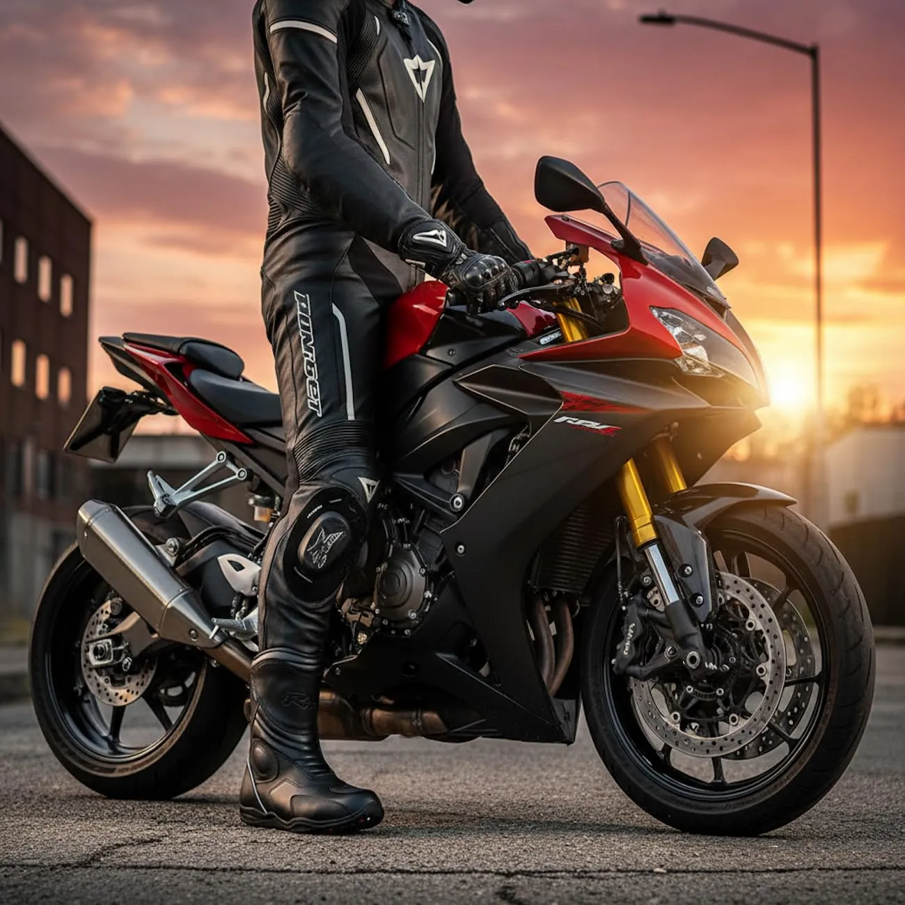 Bi Esse stivaletti moto pelle impermeabili 47 EU