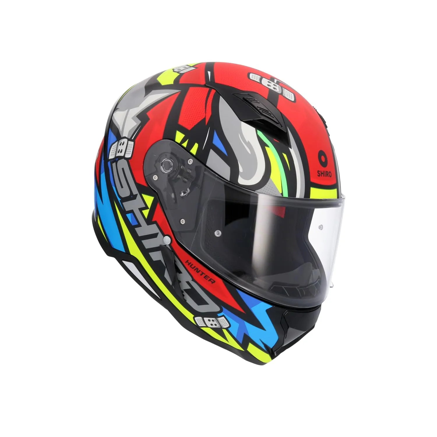 Bi Esse Casco Integrale Moto Nero Blu Quattro Stagioni