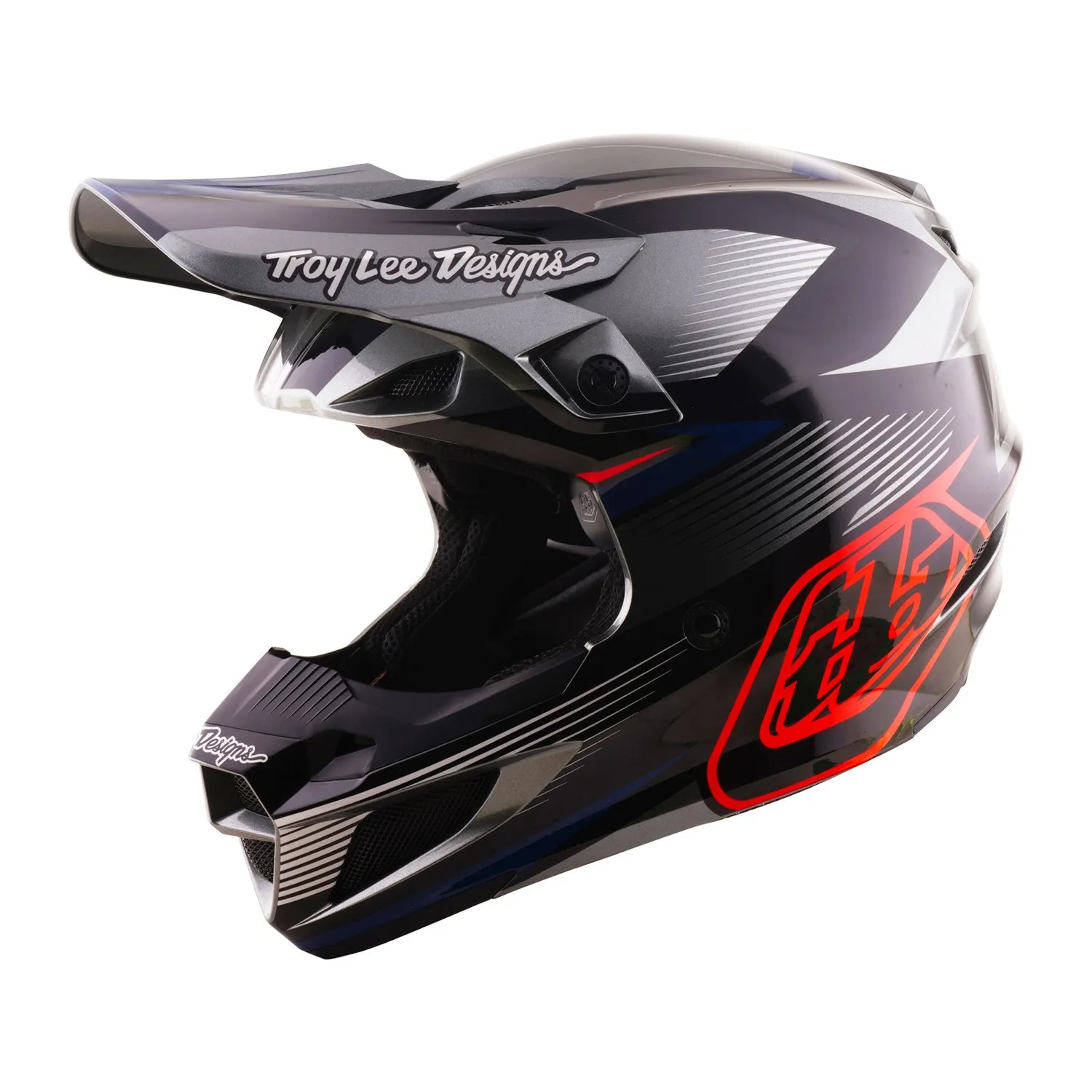 Troy Lee Designs SE5 Ripper casco cross grigio MIPS