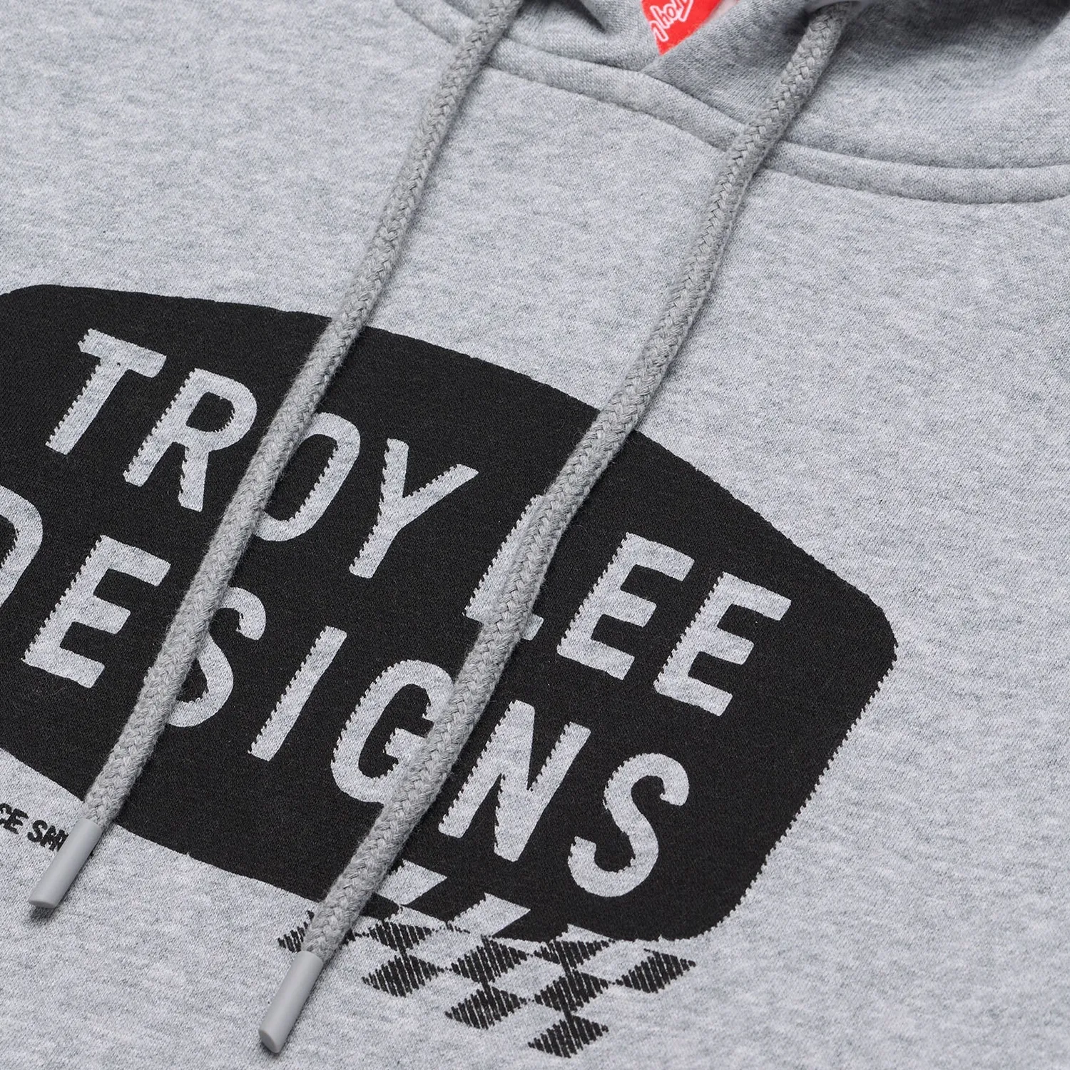 Troy Lee Designs Stamp felpa con cappuccio grey heather