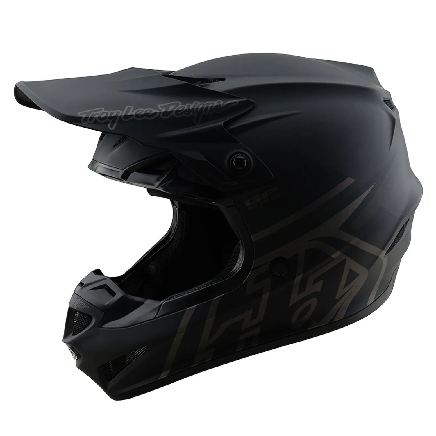 Troy Lee Designs GP Pro Mono casco moto bambino Nero Mips