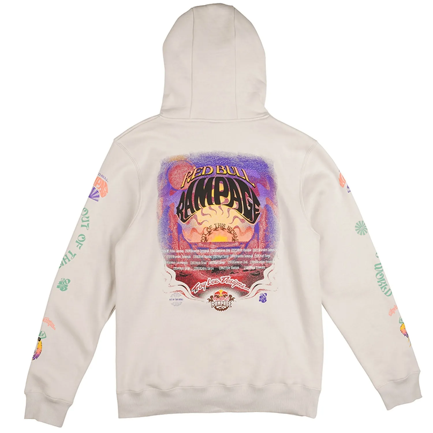 Troy Lee Designs Rampage Valley of Gods felpa cappuccio Bone