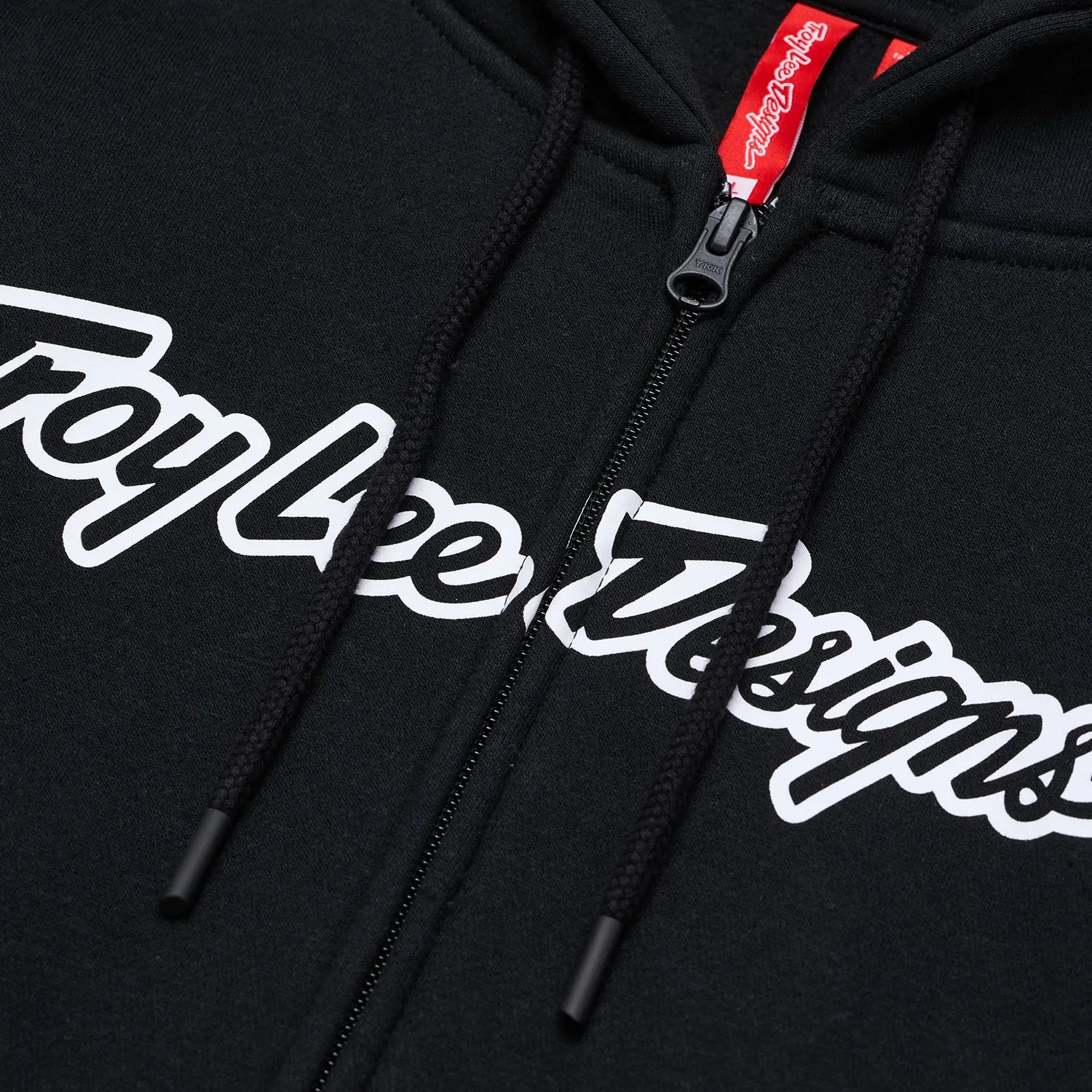 Troy Lee Designs Signature felpa con cappuccio Black con zip
