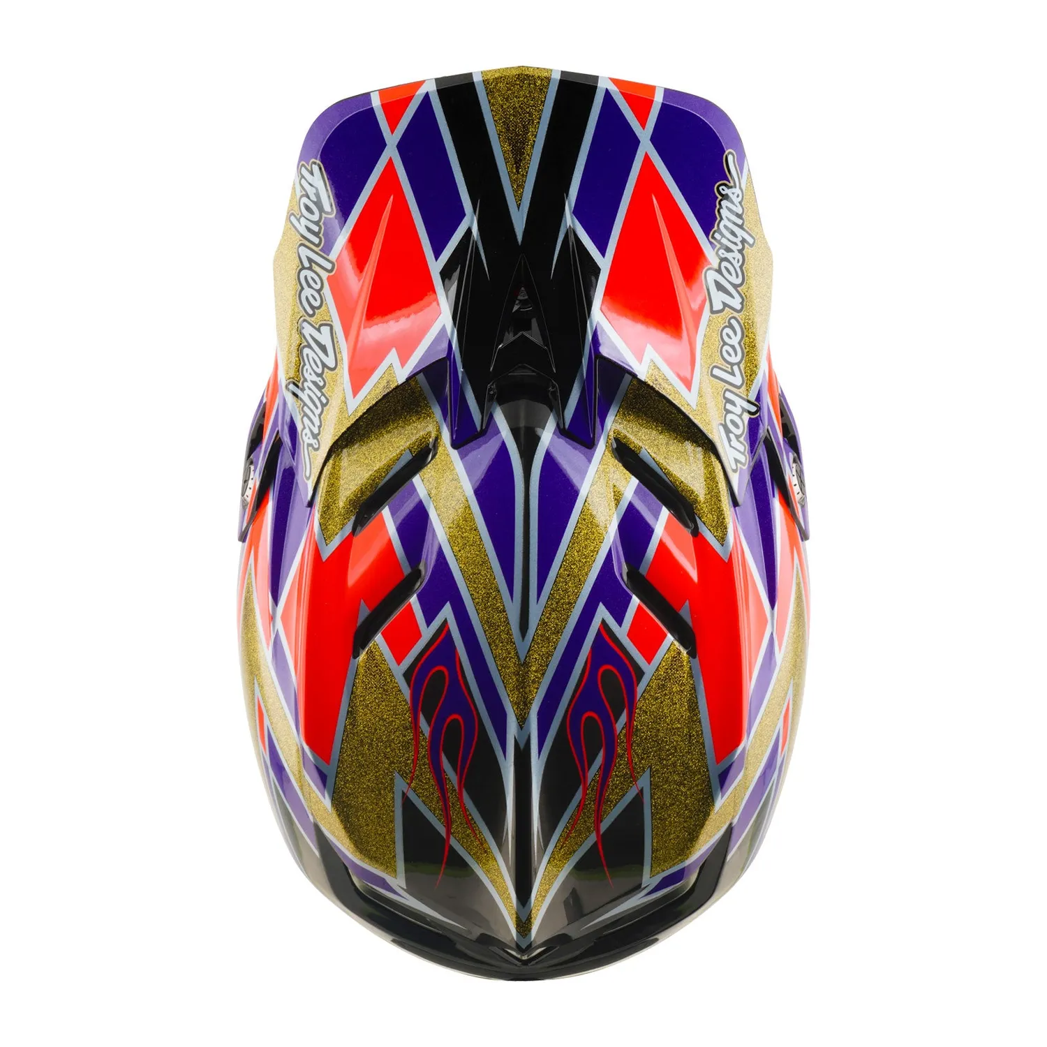 Troy Lee Designs D4 Carbon casco bici viola MIPS integrale