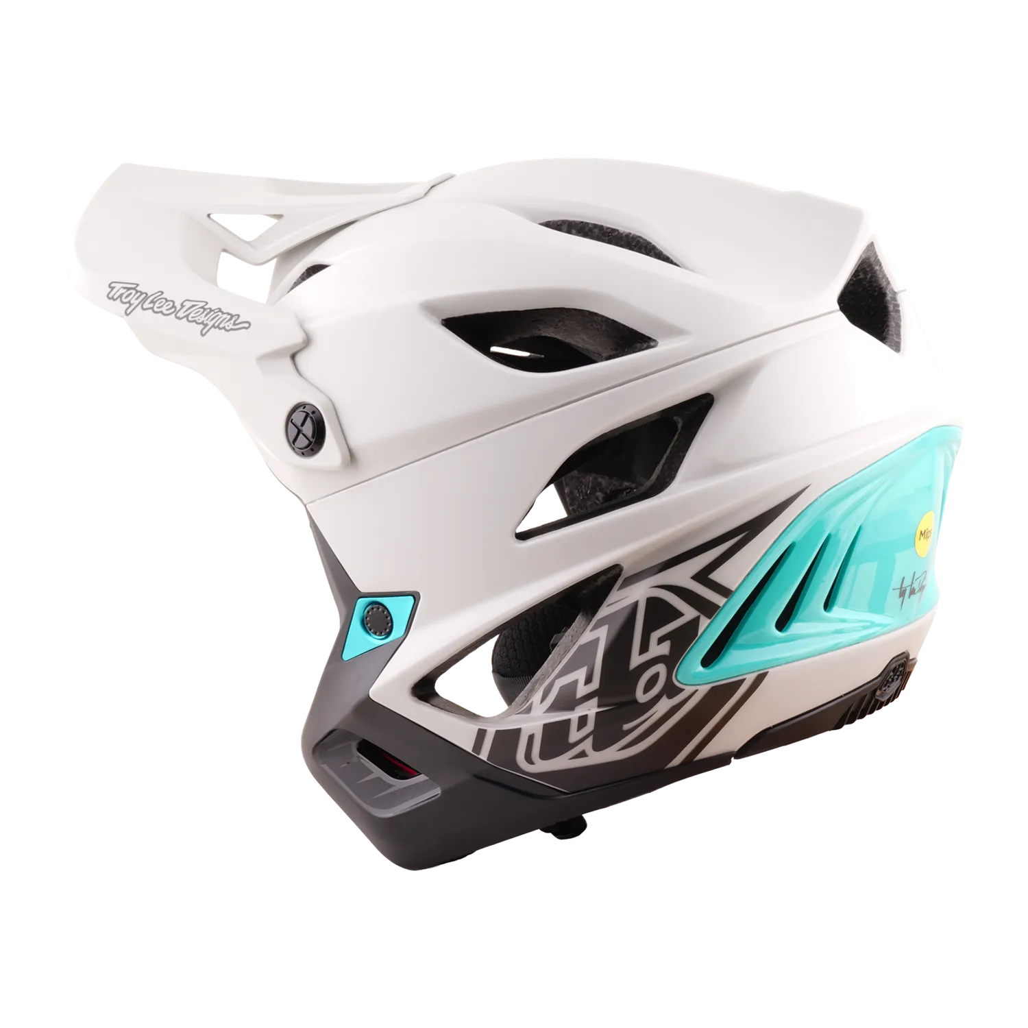 Troy Lee Designs Stage Stunt MIPS casco mtb pumice teal leggero