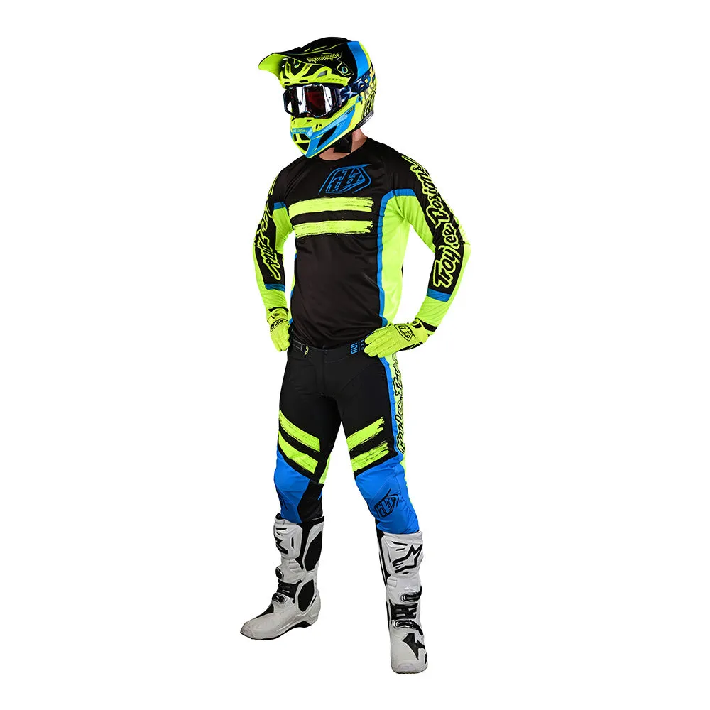 Troy Lee Designs SE Pro Marker pantalone motocross nero/giallo