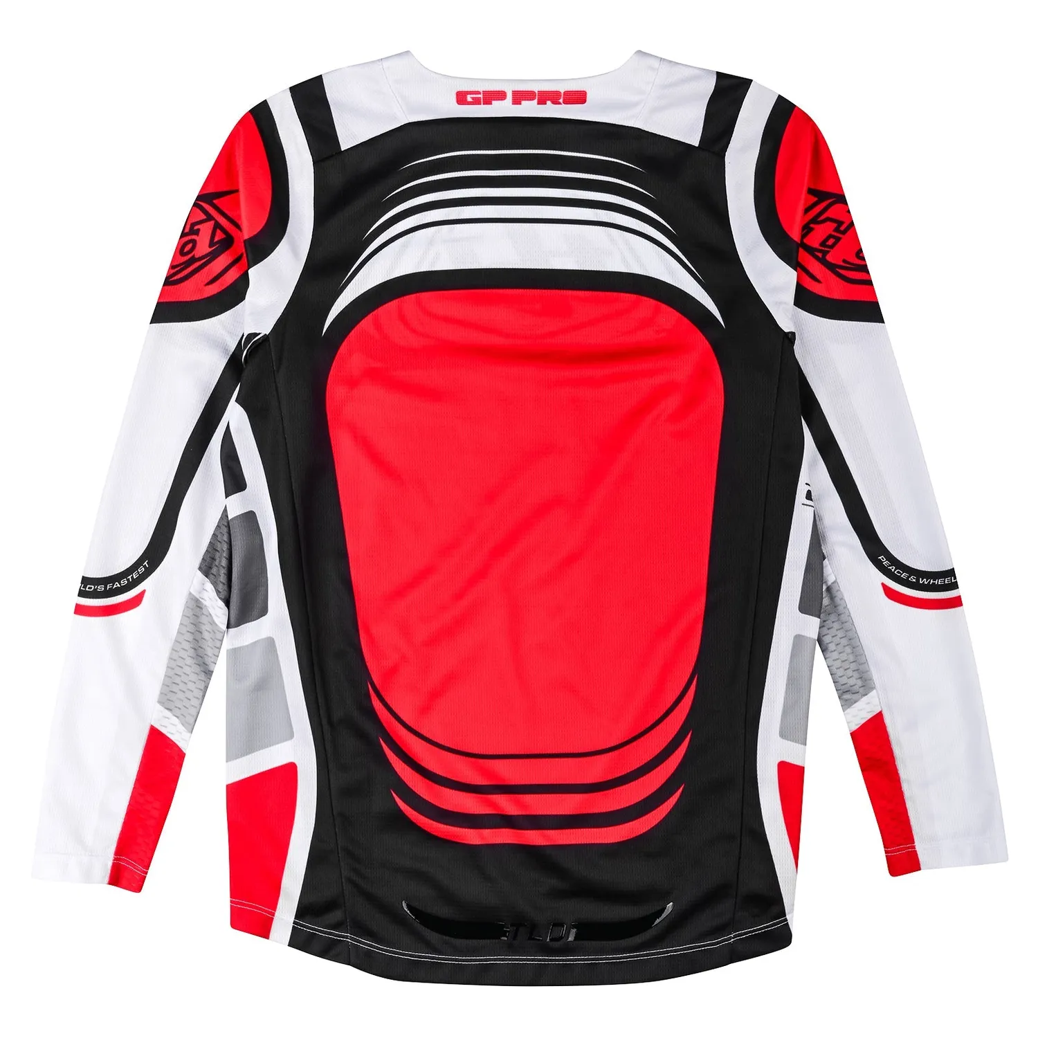Troy Lee Designs GP Pro Wavez maglia moto bambino bianco rosso