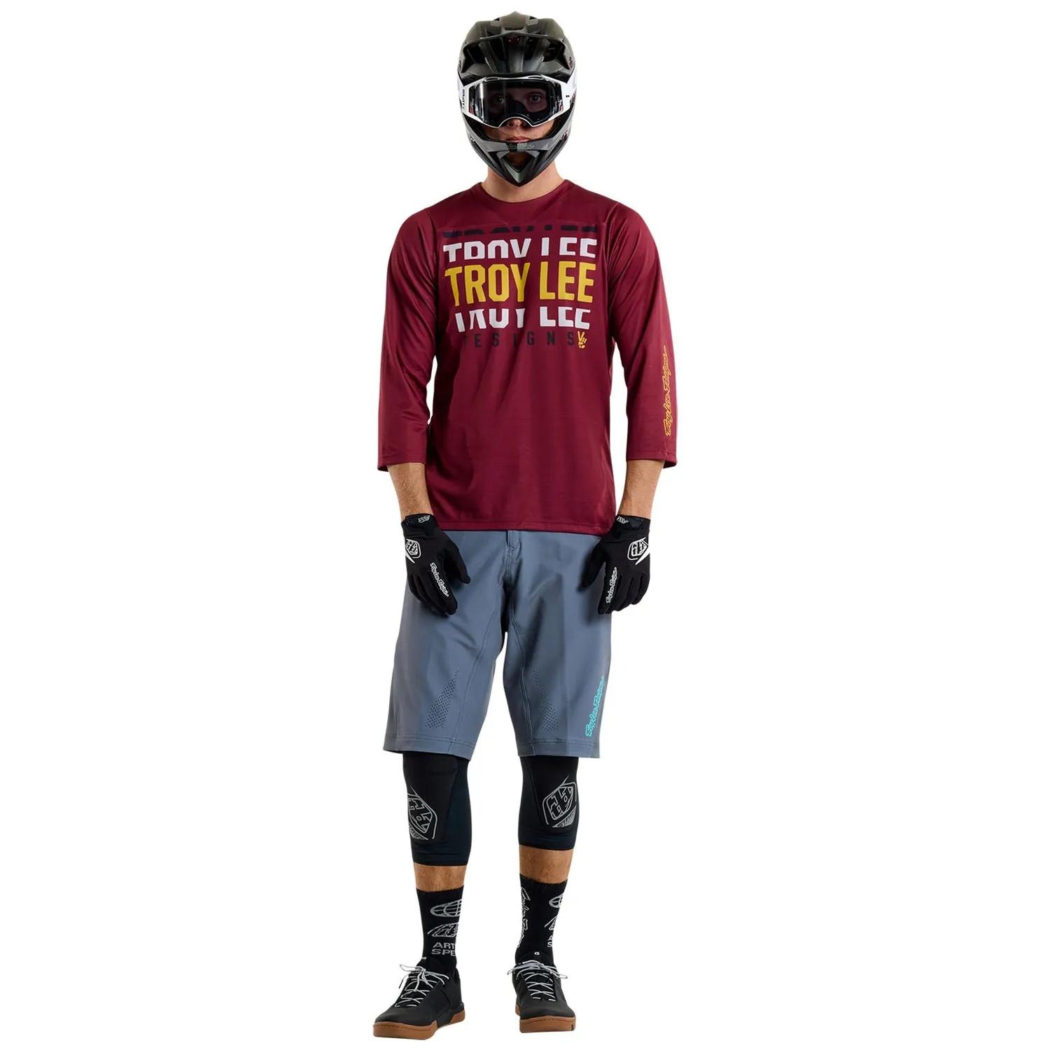 Troy Lee Designs Ruckus 3/4 maglia mtb Oxblood