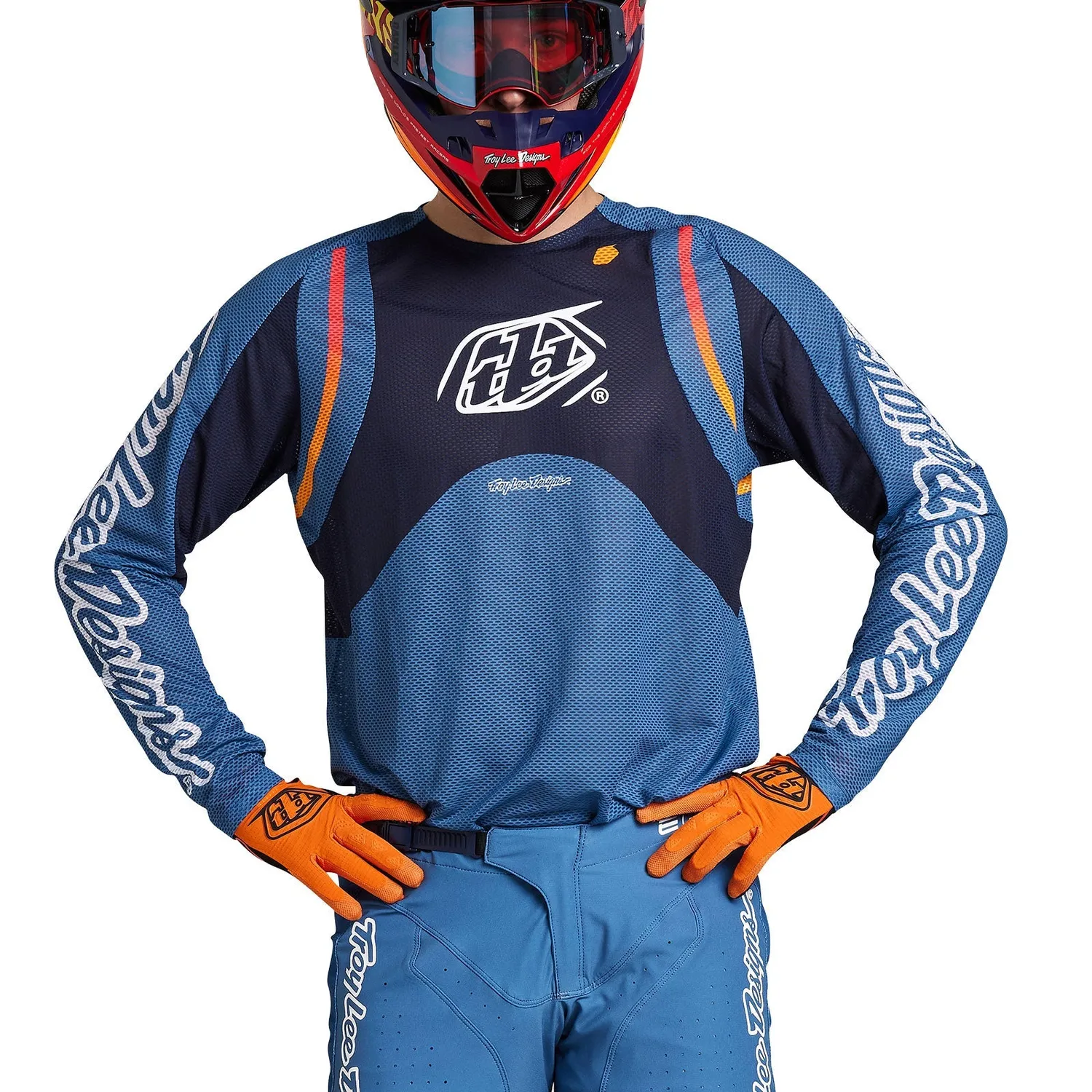 Troy Lee Designs SE Pro Air maglia motocross Blue ventilata