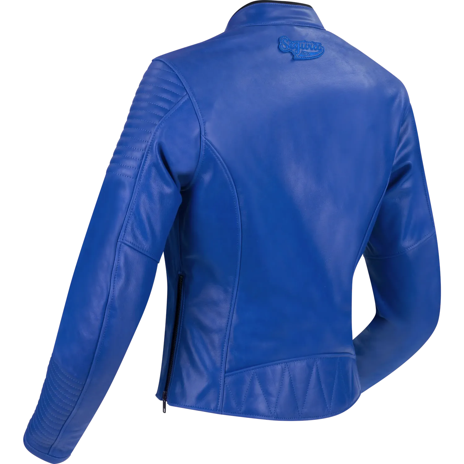 Segura Lady Curve giacca moto donna blu pelle