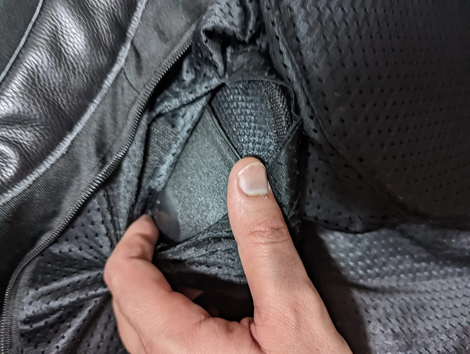 Bi Esse Giacca Moto Pelle Vintage Nero XS con Gilet Termico