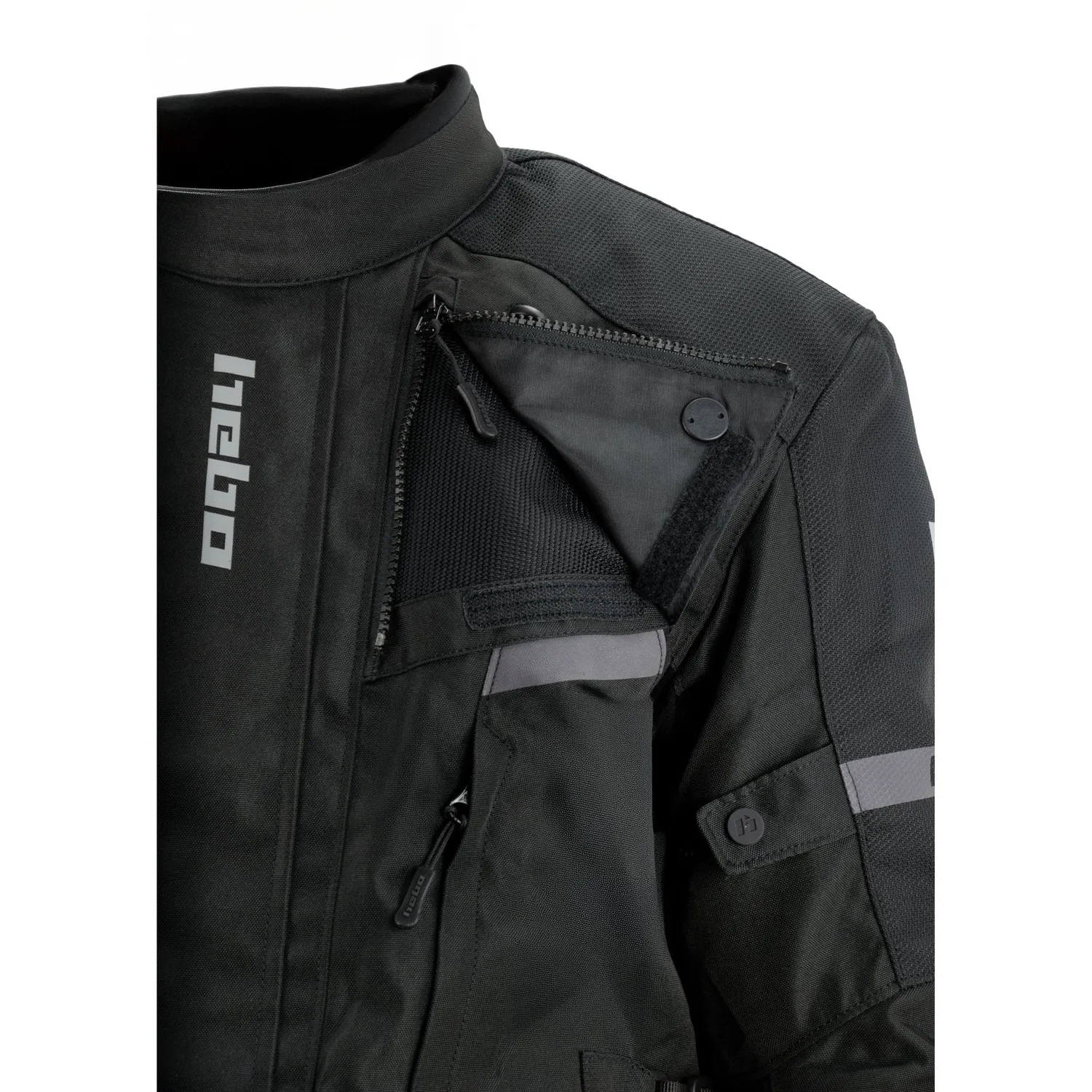 Hebo DS Adventure giacca moto nera impermeabile