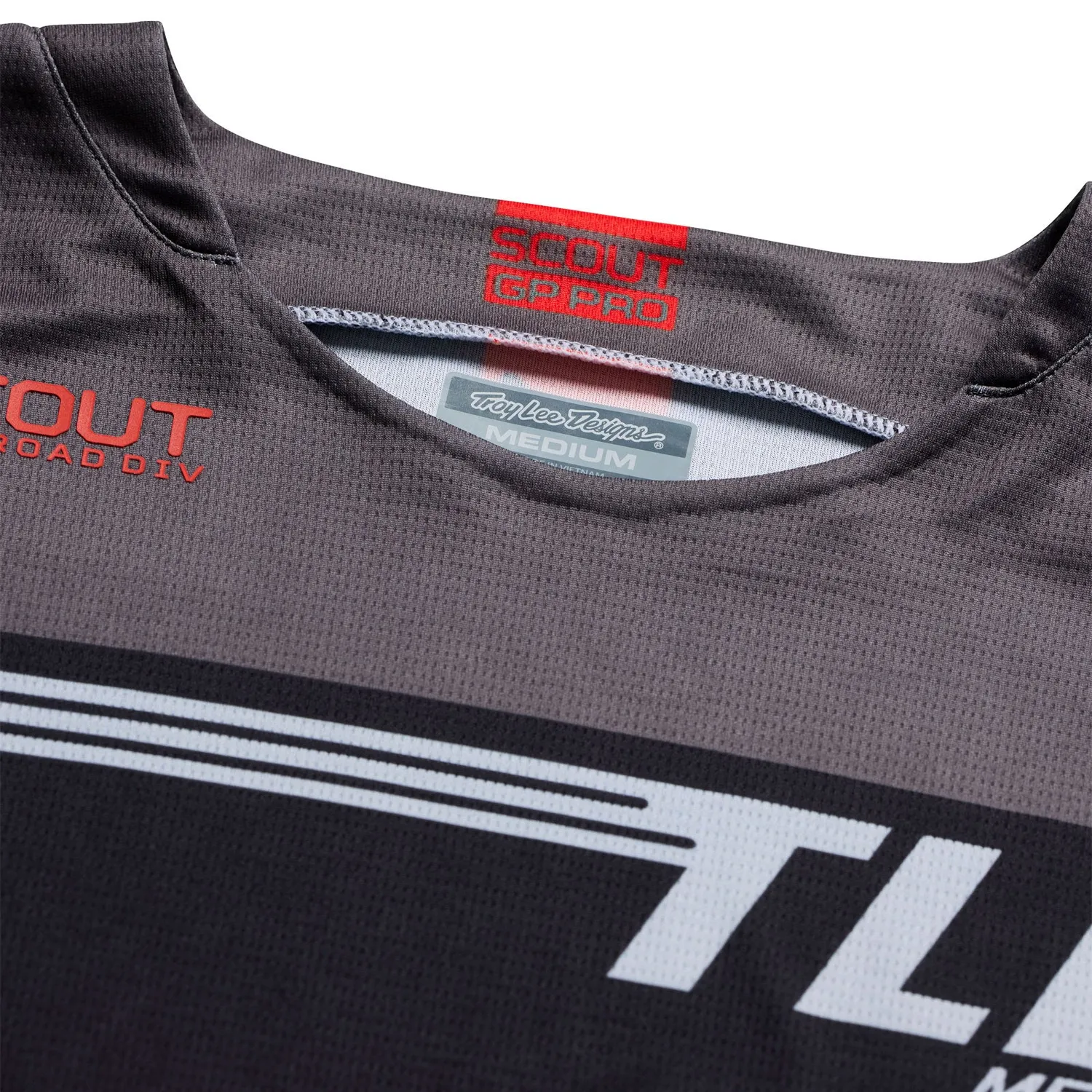 Troy Lee Designs Scout GP Pro Winged maglia moto nera traspirante