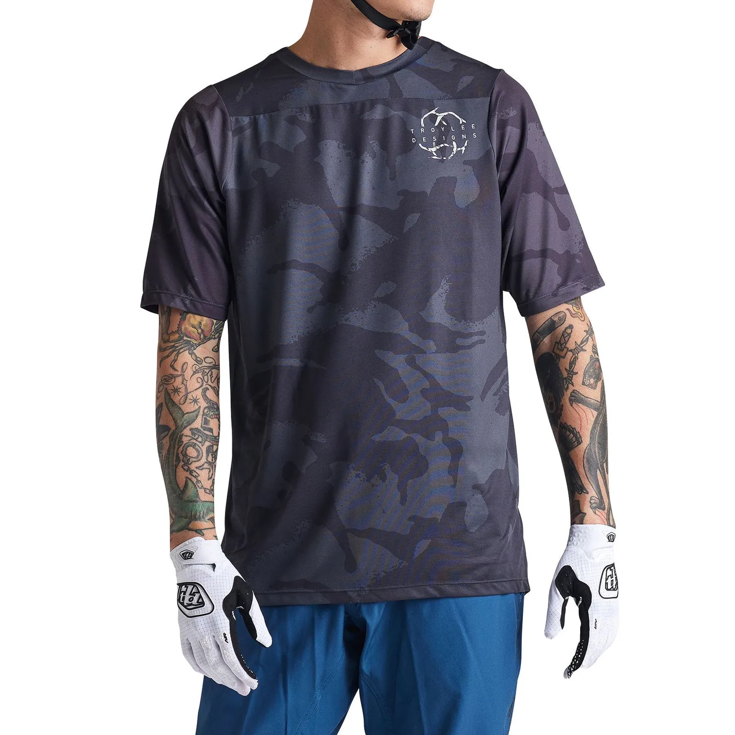Troy Lee Designs Skyline Shadow Camo maglia mtb Carbon