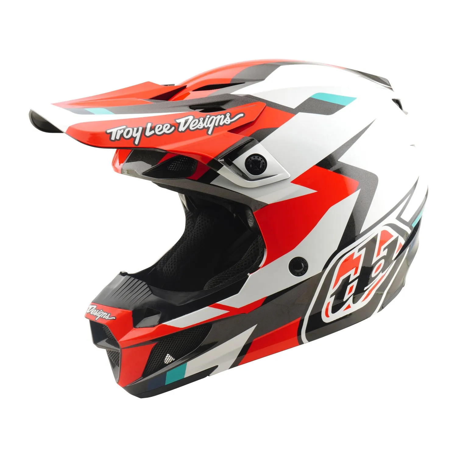 Troy Lee Designs SE5 Polycarbonate casco moto Roamer Red MIPS
