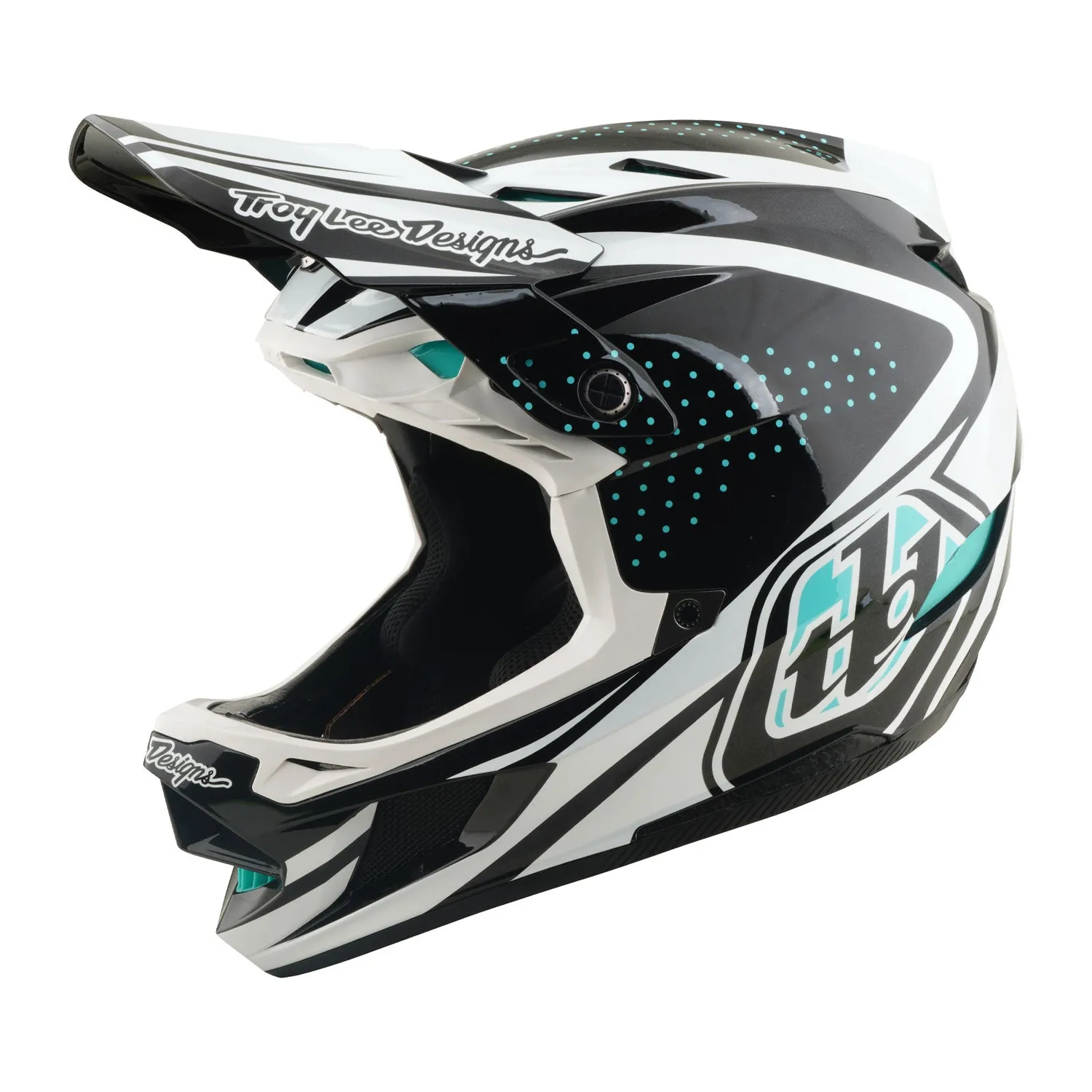 Troy Lee Designs D4 Polyacrylite casco bici Charcoal MIPS