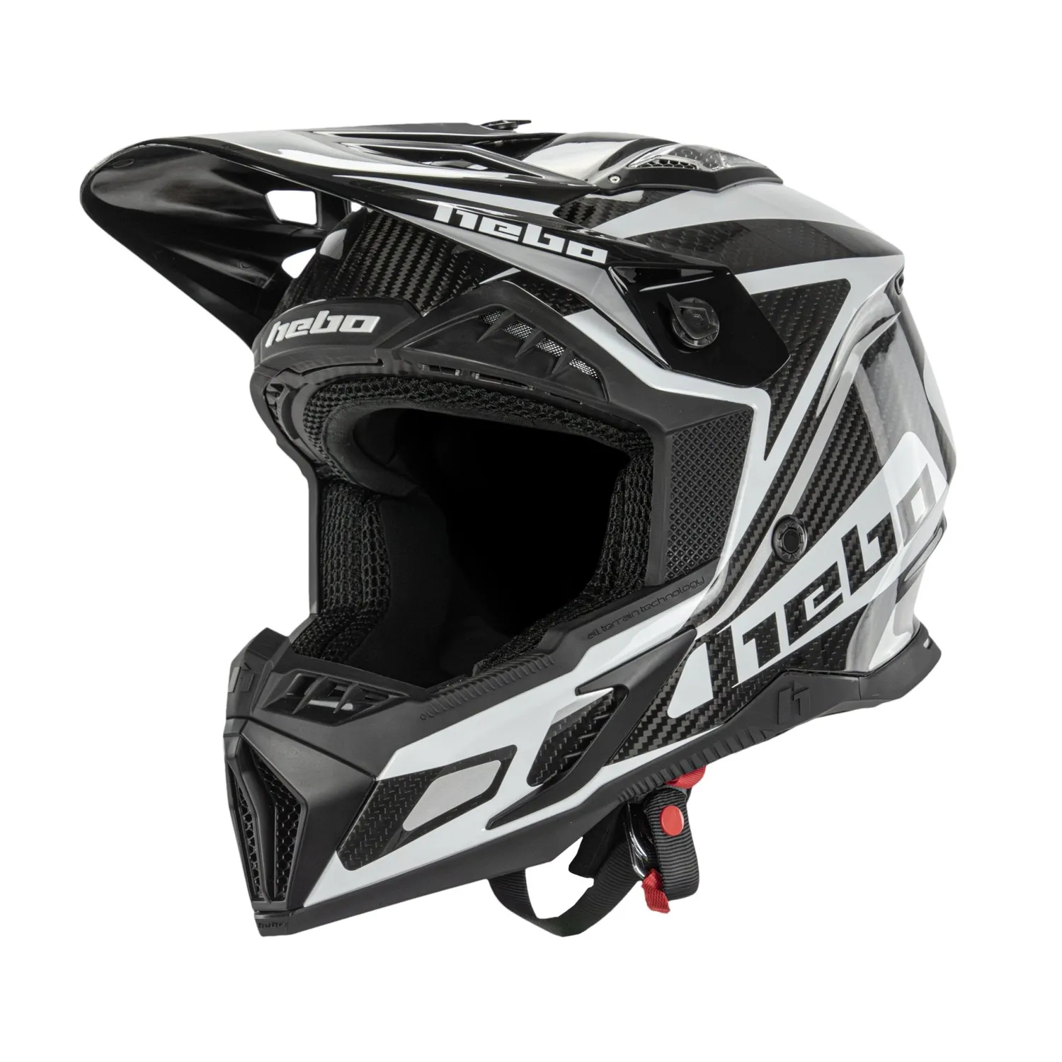 Hebo HMX-C01 V6 K3 Raptor casco vetroresina carbonio