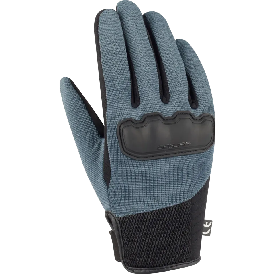 Segura Lady Eden guanti moto tessuto donna nero-grigio