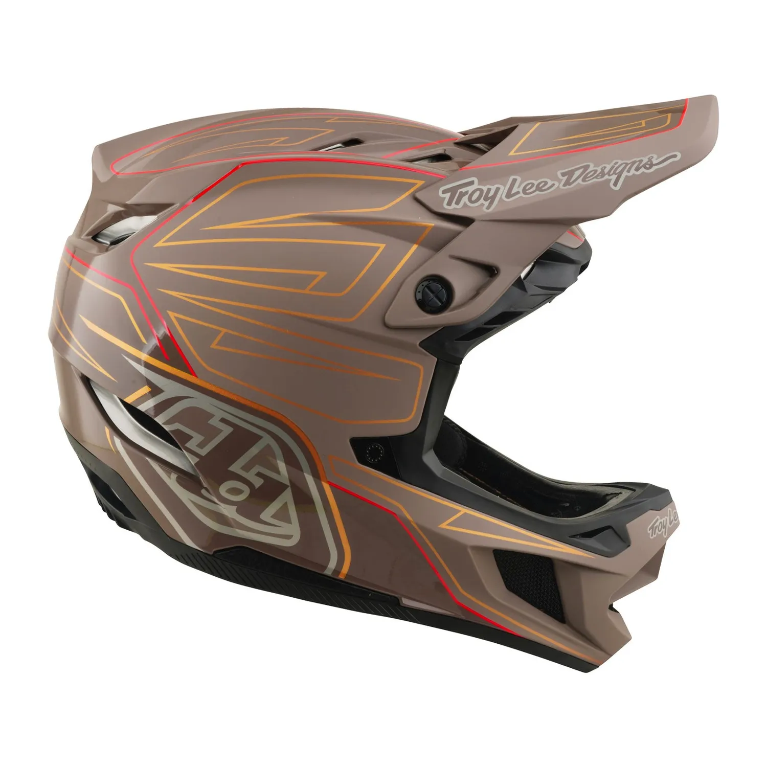 Troy Lee Designs D4 Polyacrylite casco mtb Timber