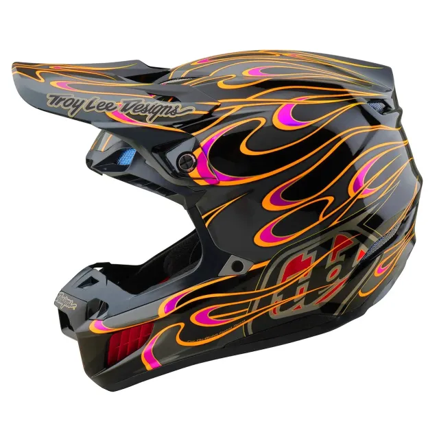 Troy Lee Designs SE5 Composite MIPS casco moto nero grigio