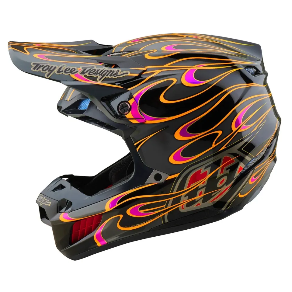 Troy Lee Designs SE5 Composite MIPS casco moto nero grigio