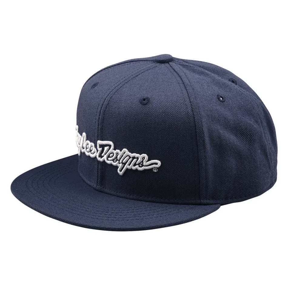 Troy Lee Designs Signature cappello snapback indigo