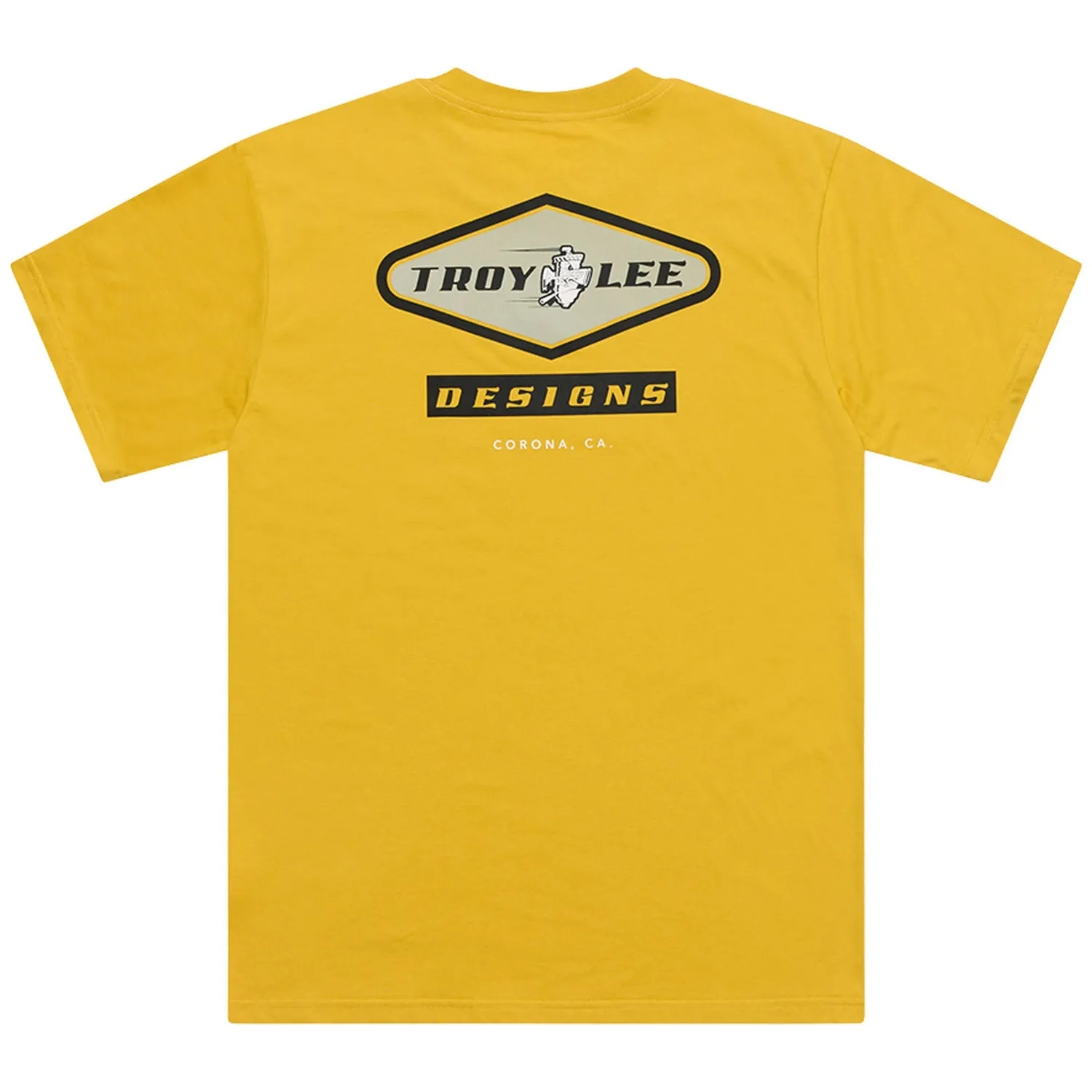 Troy Lee Designs Carb t-shirt manica corta oro uomo