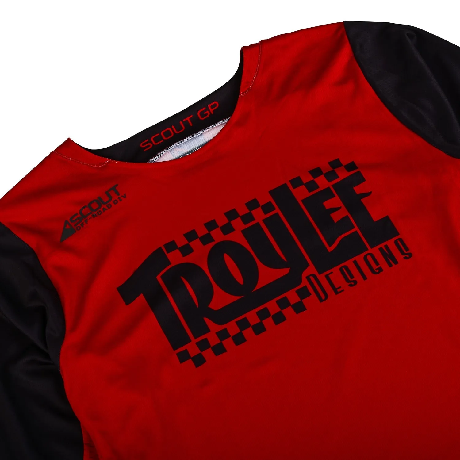 Troy Lee Designs Scout GP Big Lee maglia moto Black Burnt Orange mesh