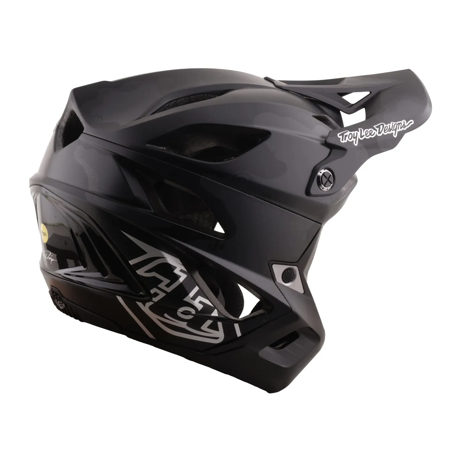 Troy Lee Designs Stage Stunt casco integrale black camo MIPS
