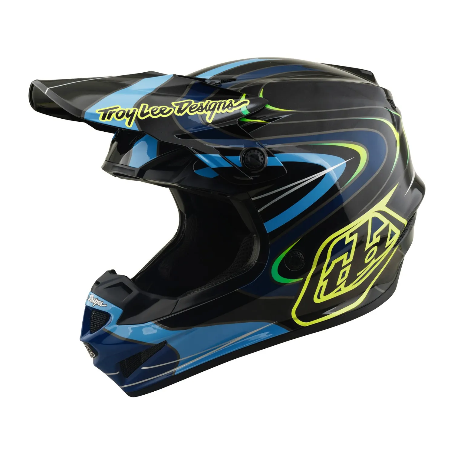 Troy Lee Designs GP Pro Slides casco moto ragazzo nero