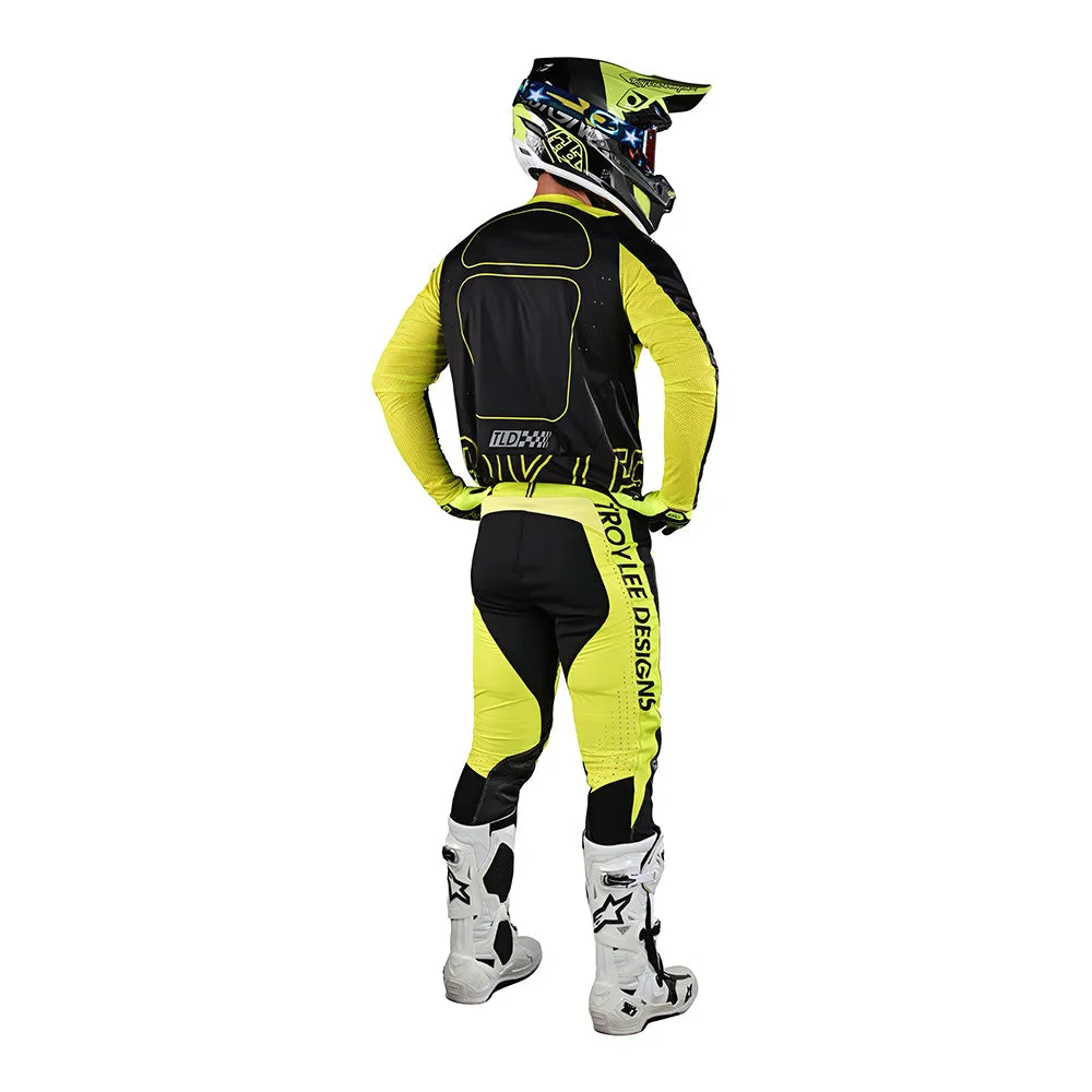 Troy Lee Designs SE Pro pantaloni moto Drop In Black Glo Yellow