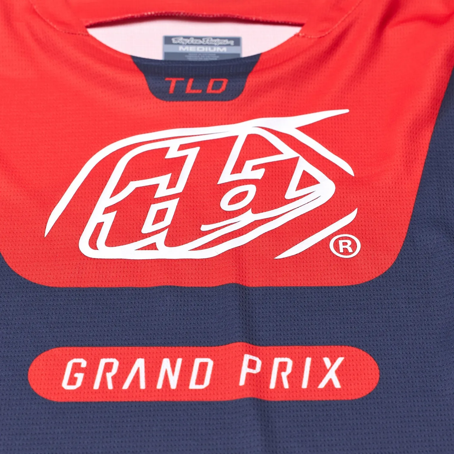 Troy Lee Designs GP Pro maglia cross navy orange elasticizzata