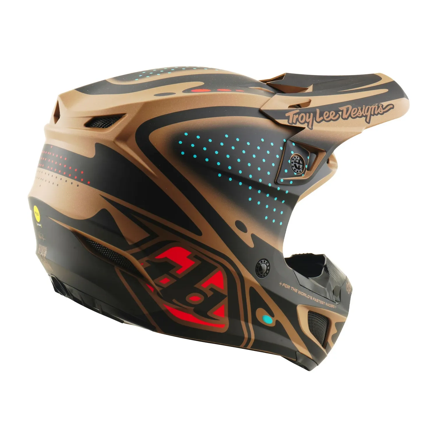 Troy Lee Designs SE5 Policarbonato casco cross Sienna MIPS