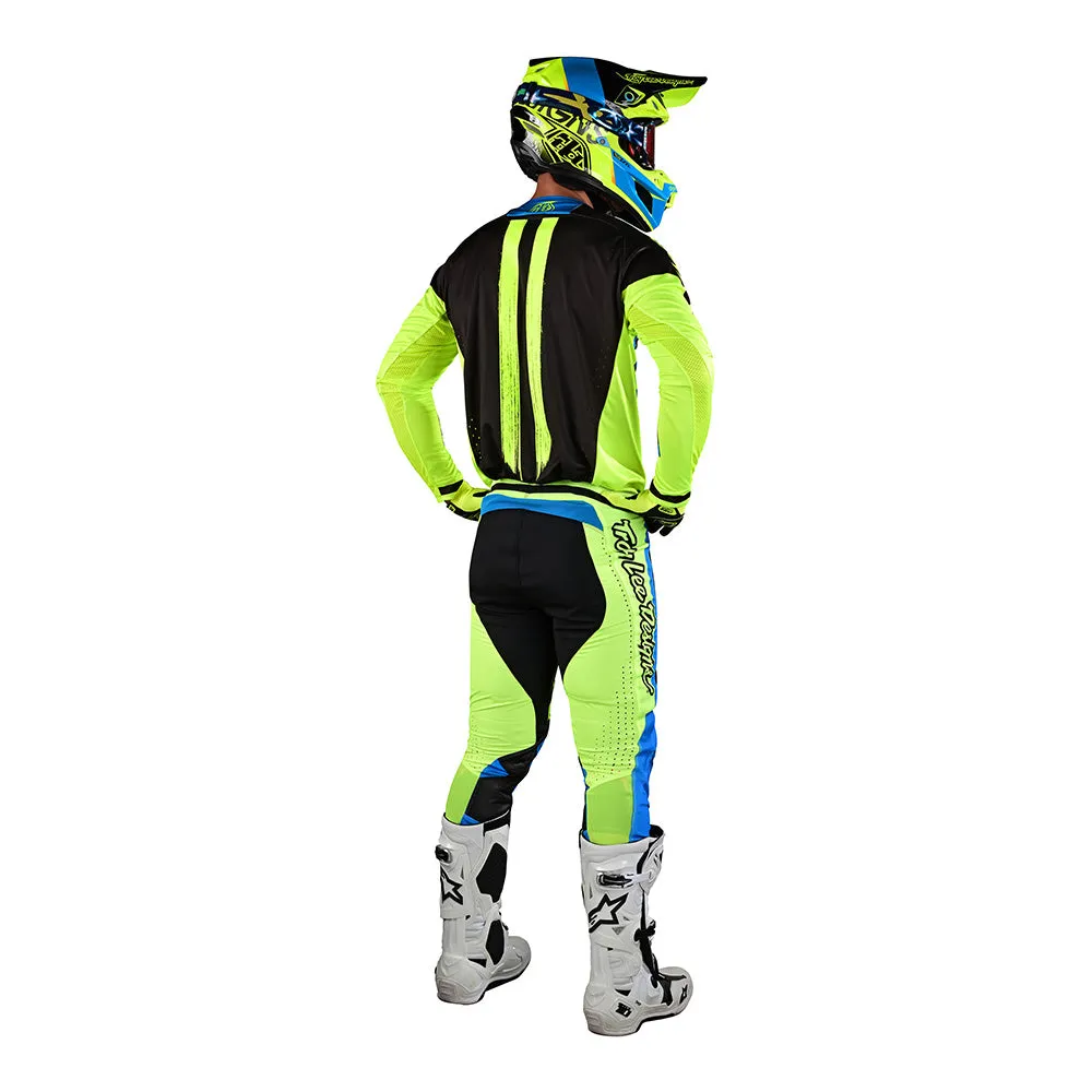 Troy Lee Designs SE Pro Marker pantalone motocross nero/giallo