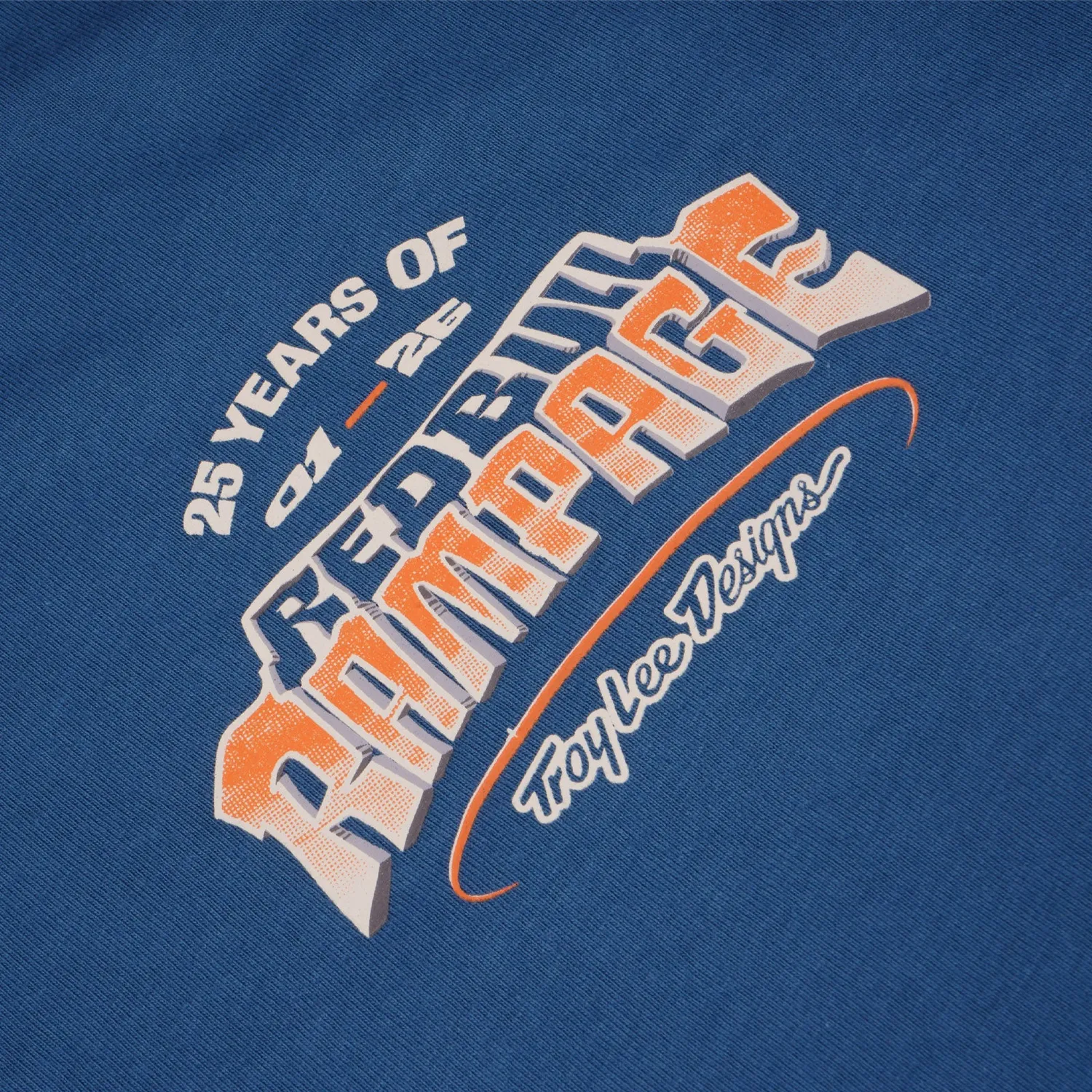 Troy Lee Designs Rampage Canyon Gap T-Shirt Blu Smoke