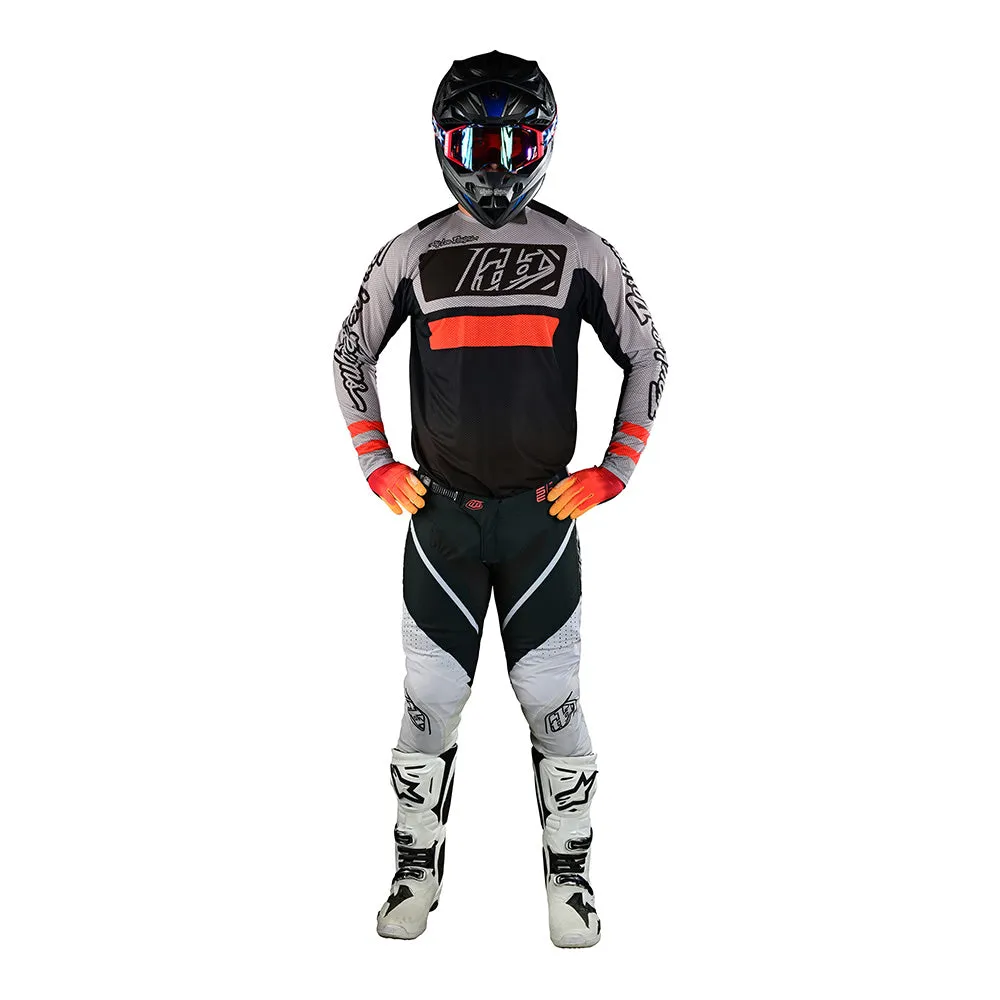 Troy Lee Designs SE Pro Lanes Pantaloni Moto Nero Arancio
