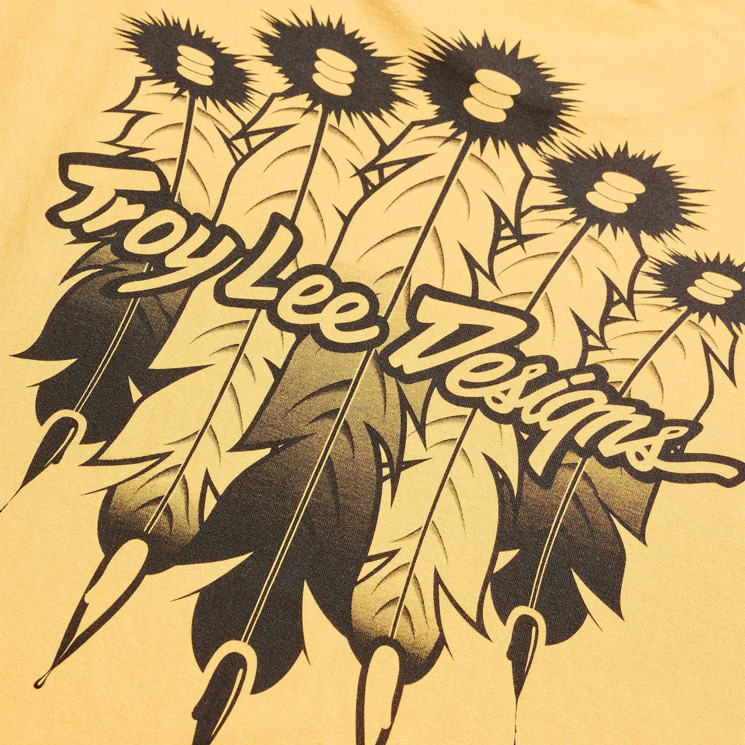 Troy Lee Designs Feathers t-shirt bleached melon