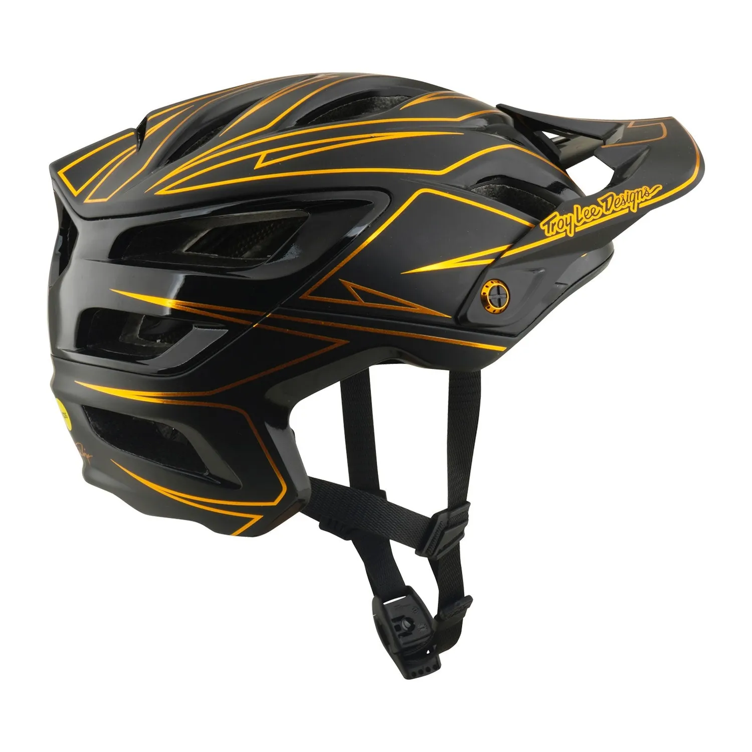 Troy Lee Designs A3 Pinstripe casco mtb Black