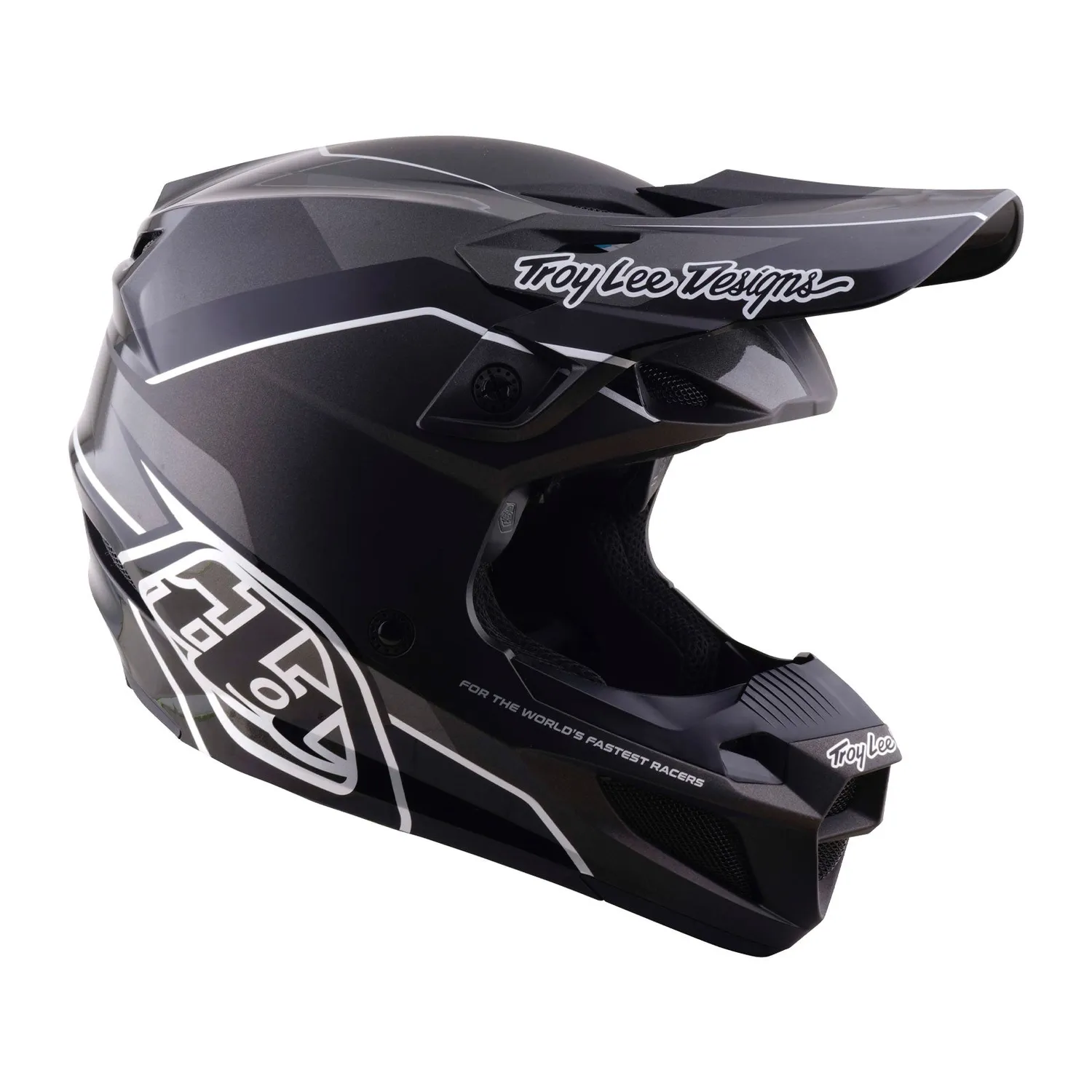 Troy Lee Designs SE5 Polycarbonate MIPS casco moto nero
