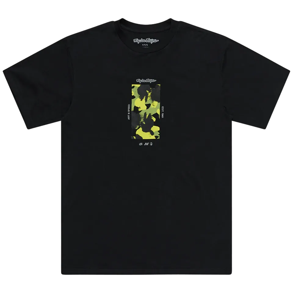 Troy Lee Designs Boxed Out t-shirt uomo nera manica corta