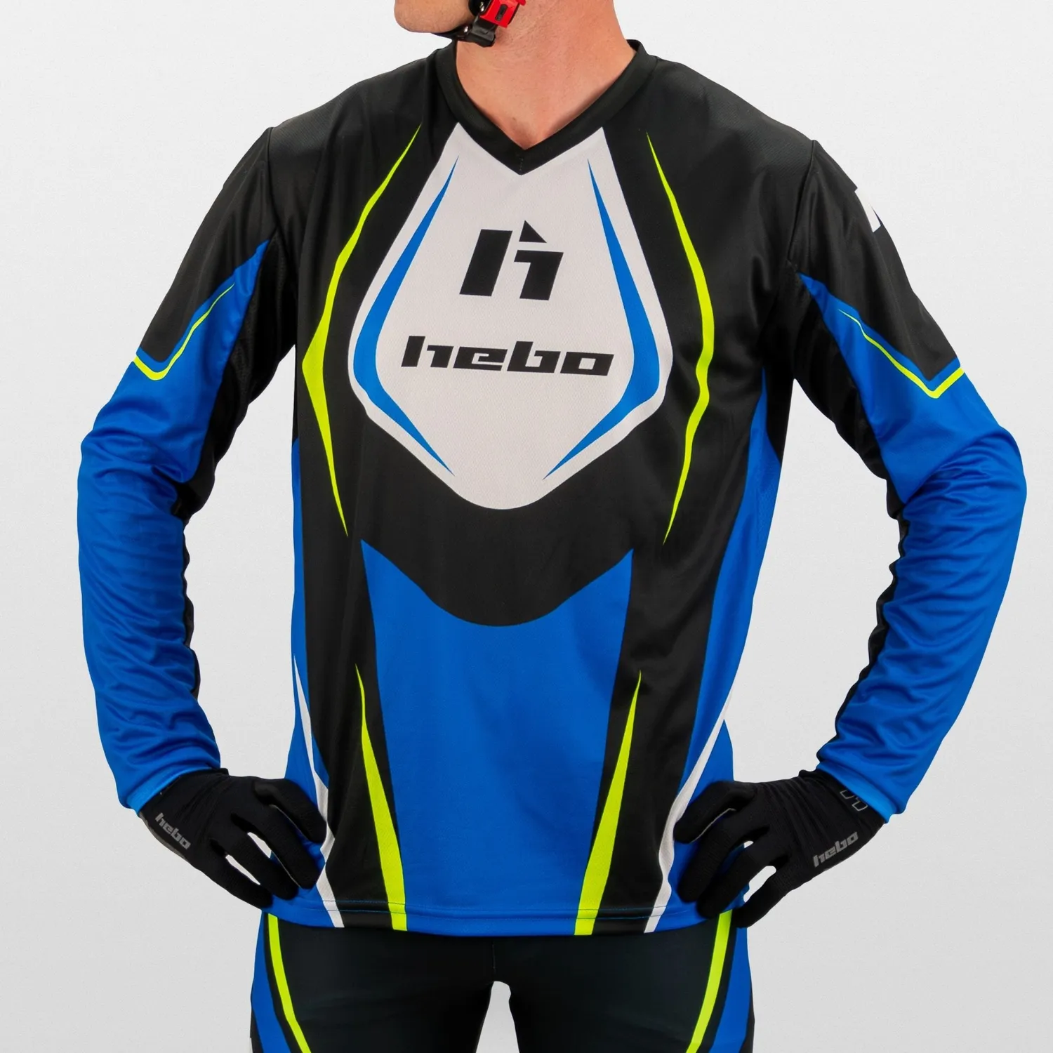 Hebo Pro Trial Classic HE2220A maglia trial blu