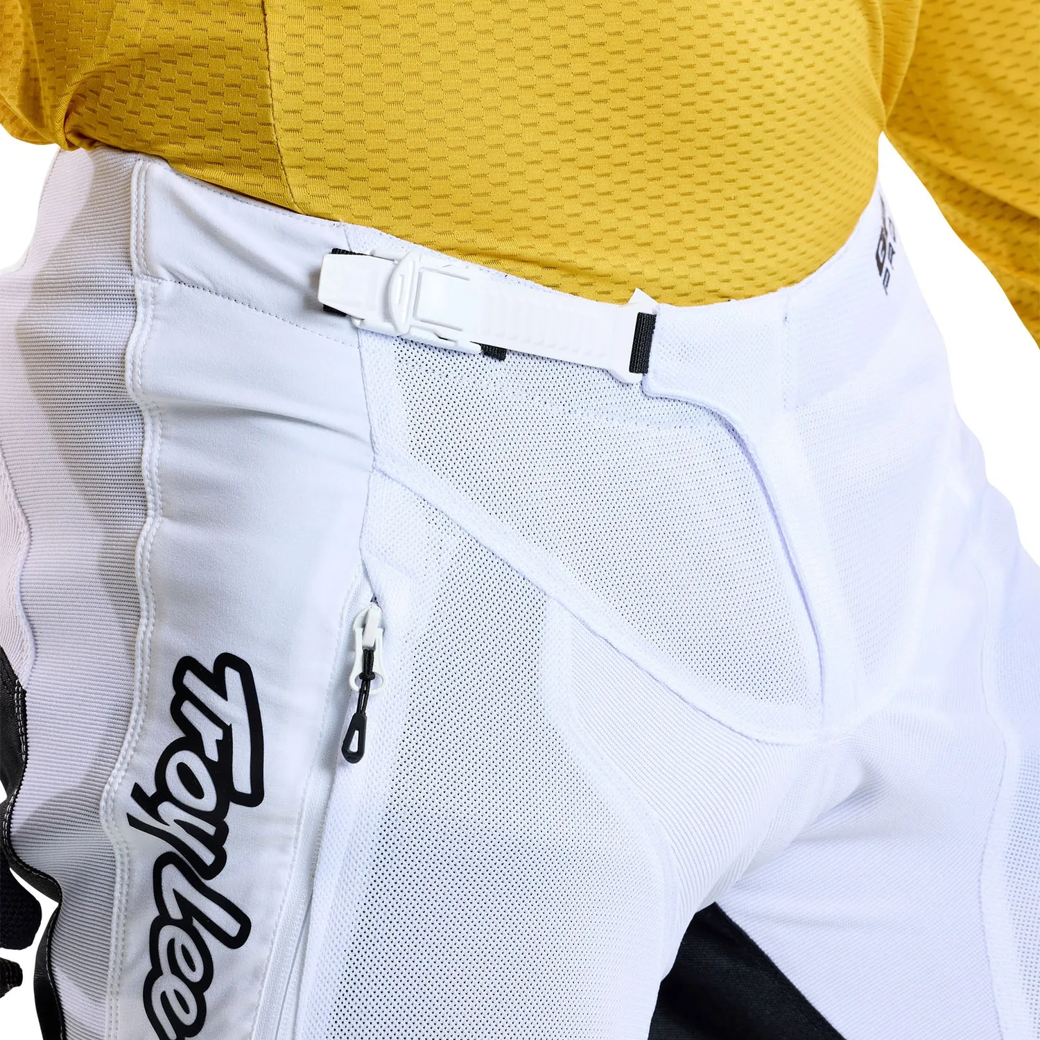 Troy Lee Designs GP Pro Air pantaloni moto Mono bianco traforati