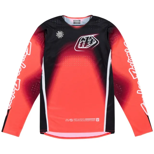 Troy Lee Designs SE Pro Array maglia cross rossa nera