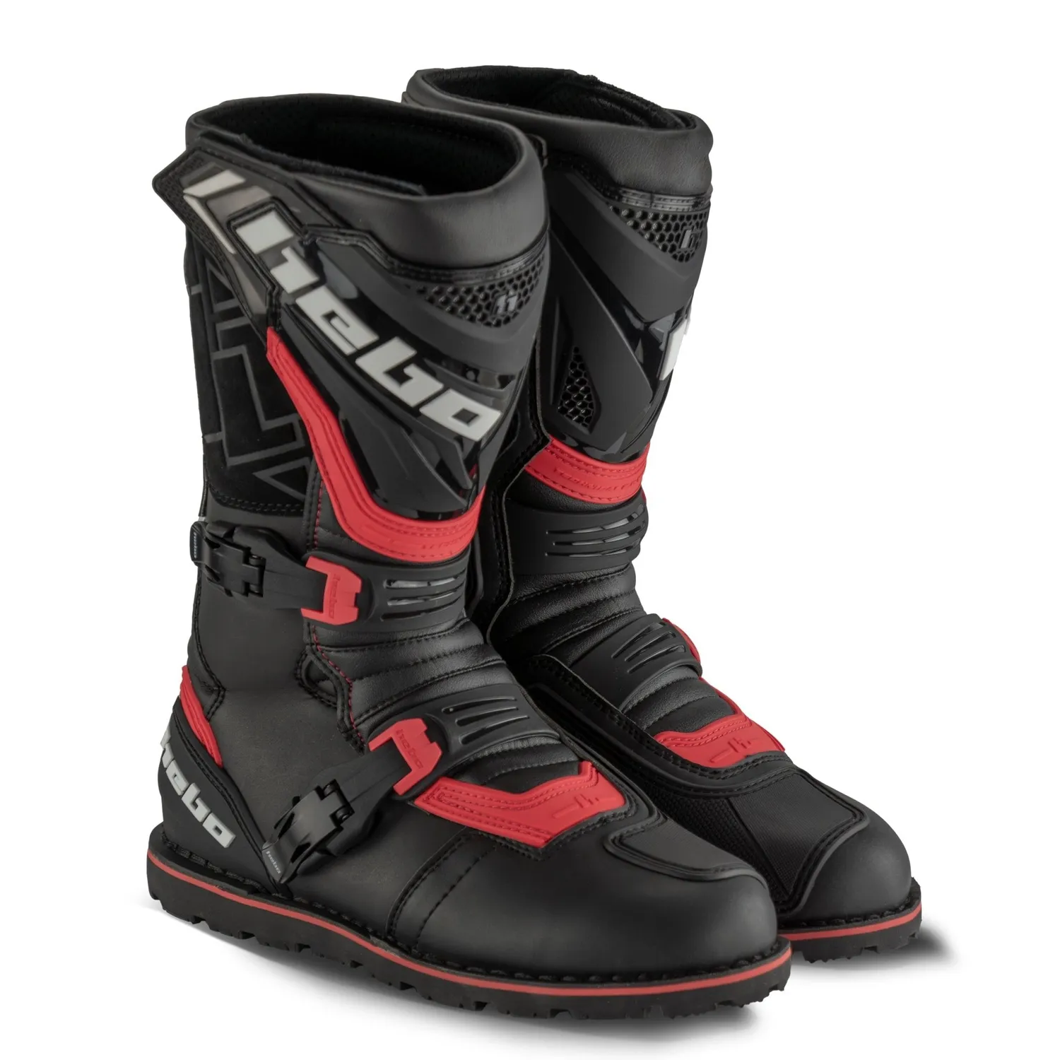 Hebo Trial Technical Boots 3.0 Micro stivali trial rosso