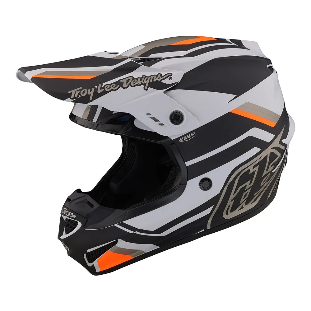 Troy Lee Designs GP Apex Grey Orange casco moto cross