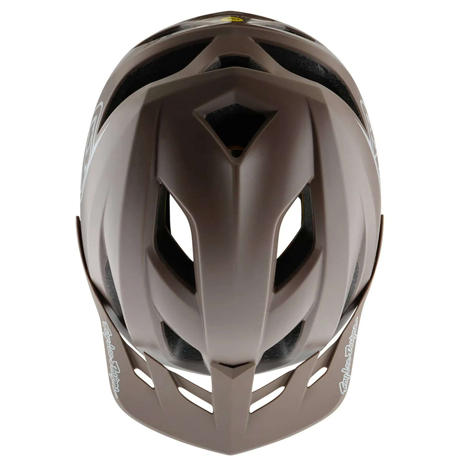Troy Lee Designs Flowline casco bici MIPS verde beige ventilato
